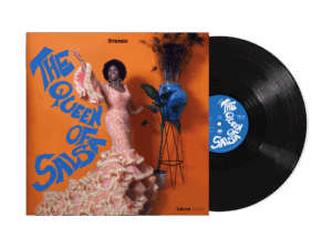 Celia Cruz - The Queen of Salsa - black vinyl pack shot